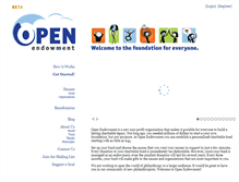Tablet Screenshot of openendowment.org